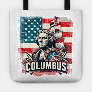 Columbus Canvas: Ohio Flag Elegance 🌳🇺🇸 Tote