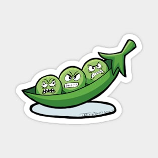 Angry Peas Magnet