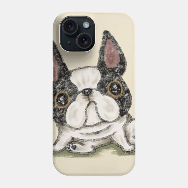 French Bulldog in a funny pose Phone Case by sanogawa