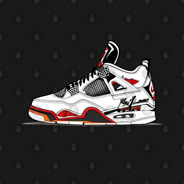 AJ IV - Sketch ! HOT WEAR !!! MUST HAVE IT !!! by Buff Geeks Art