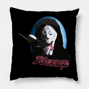 Wazzup - Scary Movie Vintage Pillow