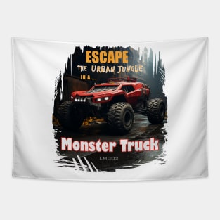 Monster Truck Escape! Tapestry