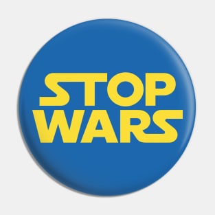 Stop Wars Pin