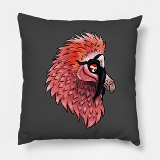Bearded Vulture Head Pillow
