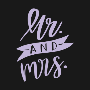 wedding couple lettering T-Shirt