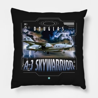 A3 Skywarrior Airforce Pilot Gift Modern Warbird Vietnam Korea War Pillow