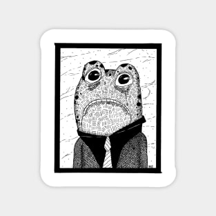 Portrait of a Weeping Toad Magnet