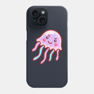 Evil Cotton Candy Jellyfish Minimal Phone Case