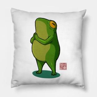 Yoga Frog Prayer Pose Sun Salutation Pillow