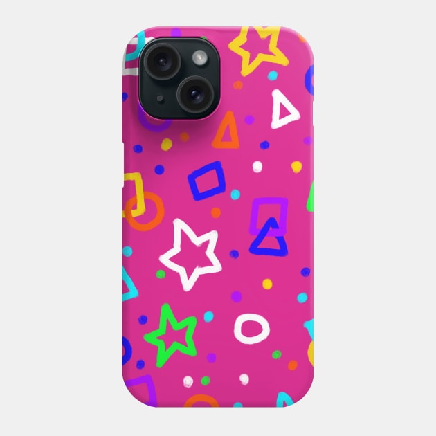 Funky Shapes Phone Case by Spacedust314