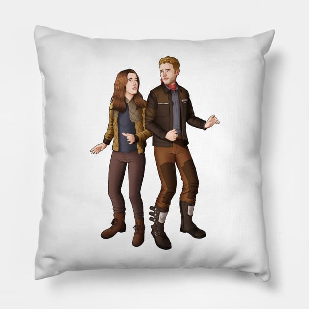 Fitzsimmons - Season 5 Pillow by eclecticmuse