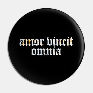 Amor Vincit Omnia - Love Conquers All Pin