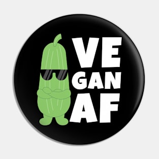 Vegan AF Pin