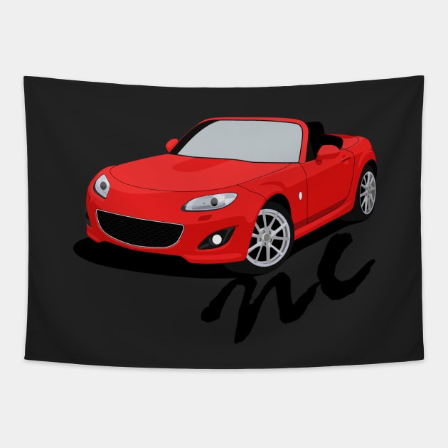 Miata NC Tapestry by AutomotiveArt