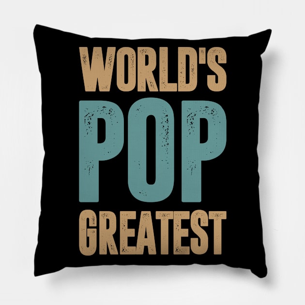 World's Pop Greatest Pillow by C_ceconello