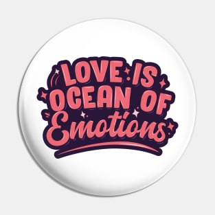 Ocean of Emotion Pin