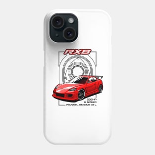 MAZDA RX 8 RED Phone Case