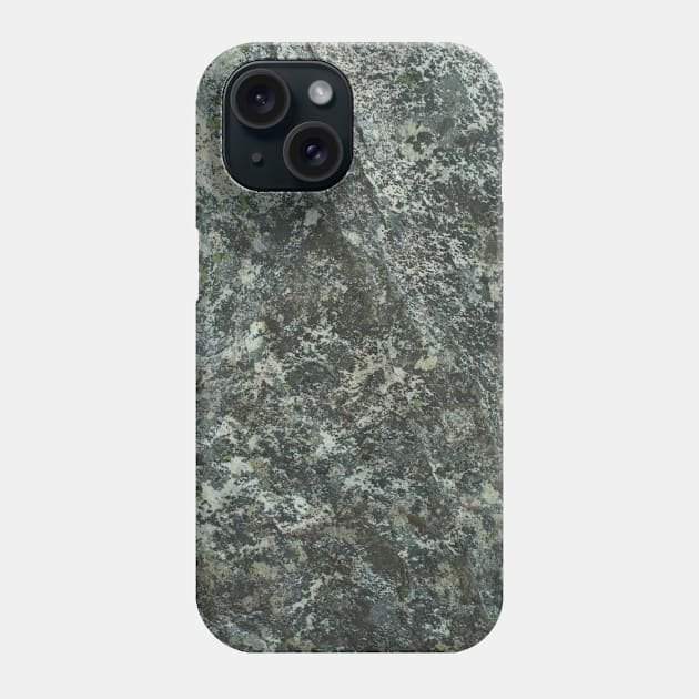 Rock face texture grey Phone Case by Chris W