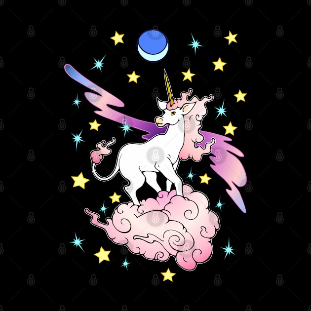 Space Unicorn by DarlaHallmark