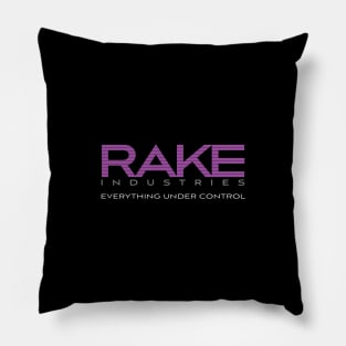 Rake Industries from the book MAGENTA by Warren Fahy Pillow