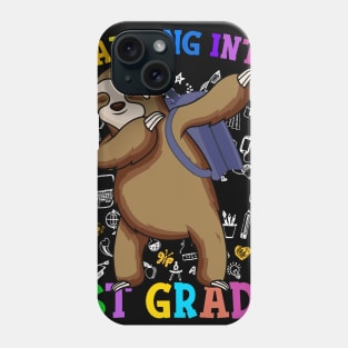 Dabbing Into 1st Grade Sloth Shirt Back To School Gifts Phone Case