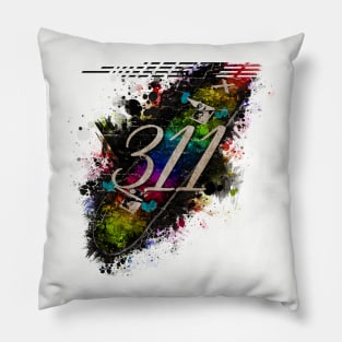 Skateboard X 311 VINTAGE Pillow