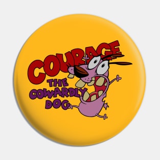 cowardly courage retro Pin