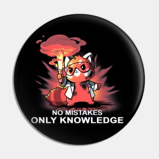 No Mistakes, Only Knowledge Pin