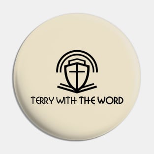 Terry With The Word Christian Podcast Shirt Black. Tarry With Jesus. Pin