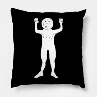double biceps pose Pillow
