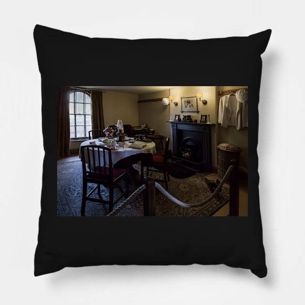 Penrhyn Castle-Room 31 Pillow by jasminewang