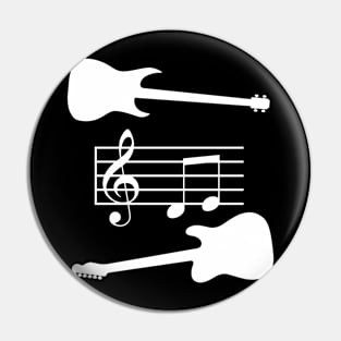 Guitar Notes Pin