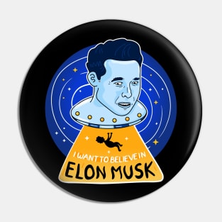 Alien Elon musk Pin