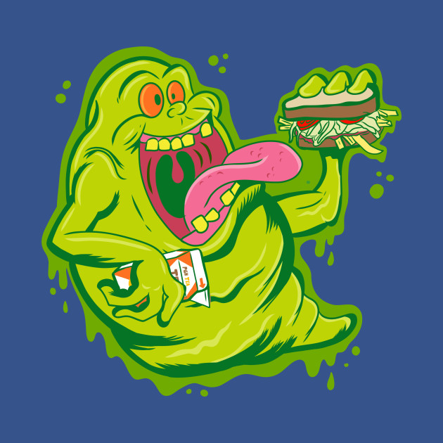 2-Sided Slimer Tea by Steel City Ghostbusters