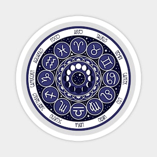 Nouveau Zodiac Magnet