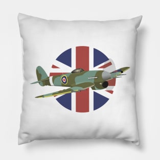 Hawker Typhoon British WW2 Airplane Pillow