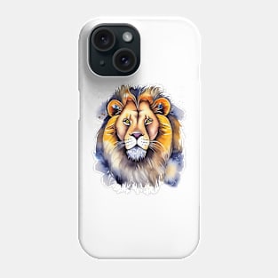 Watercolor Lion Phone Case