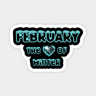 February The Heart of Winter Magnet