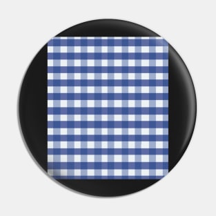 plaid checked pattern vichy tartan navy blue Pin