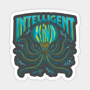 Inteligent octopus mind Magnet