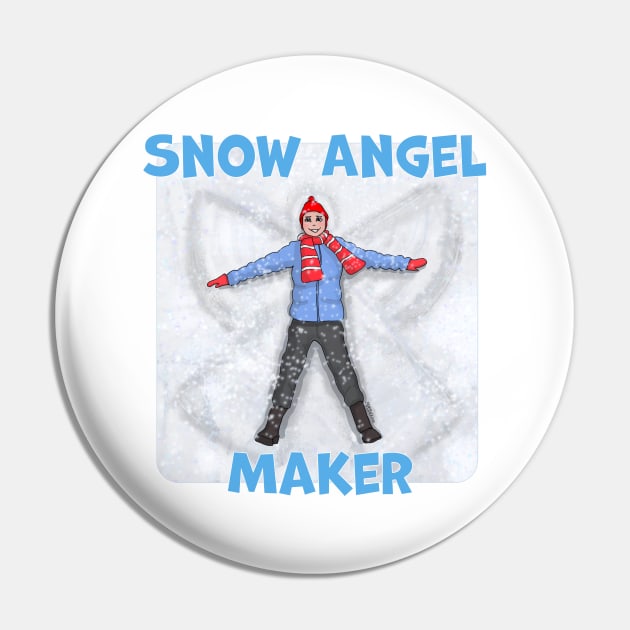 Snow Angel Maker Pin by MMcBuck