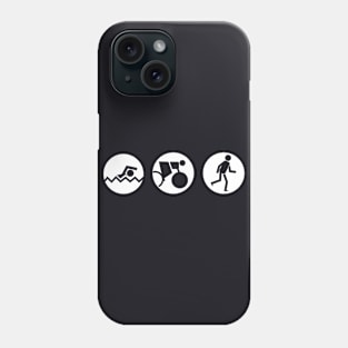 Triathlon Competition Icons Phone Case
