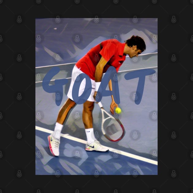 Roger Federer by Myartstor 