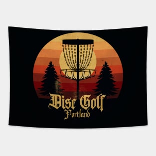 Disc Golf Portland Tapestry