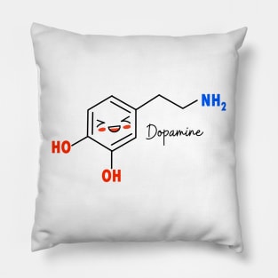 Dopamine Funny &amp; Dope Meme Chemical Structure Pillow