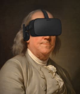 Benjamin Franklin VR Magnet