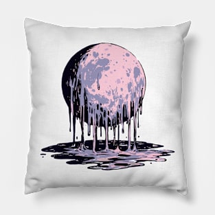 Melting moon Pillow