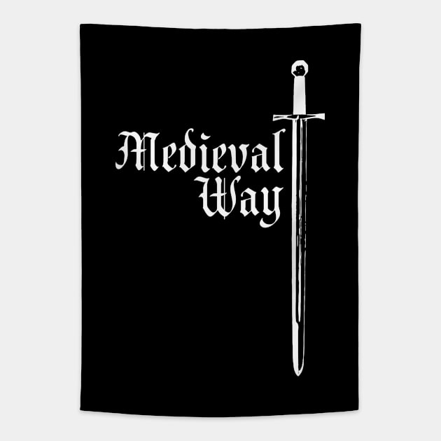 Medieval Way (sword) 2 White Tapestry by TOV.Creation