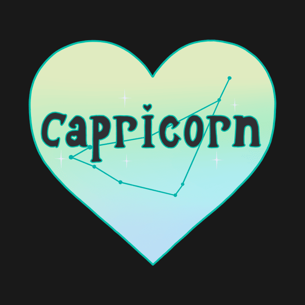 Capricorn Constellation Heart by novembersgirl