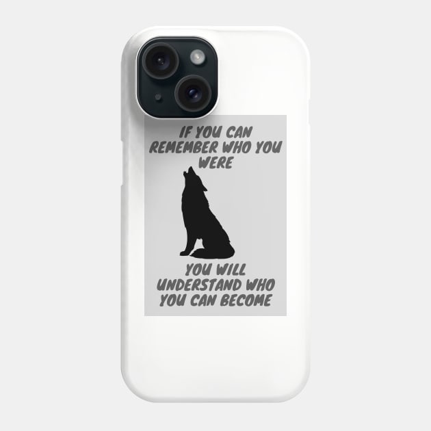 If you can remember who you were - movie Phone Case by LukjanovArt